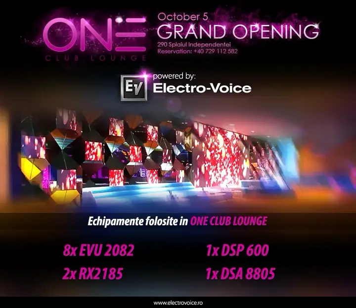 One Club - professional audio project photo